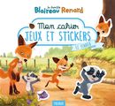 Mon cahier jeux et stickers : Le terrier
