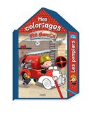 Coloriage maison P'tit Garçon - La caserne de pompier
