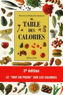 Table des calories 3e édi