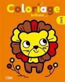 Le lion - Coloriage brillant