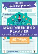 Mon super Week-end planner pour organiser mes super sorties Mémoniak