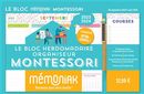 Le bloc hebdomadaire organiseur Montessori Mémoniak 2024