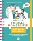 Agenda familial famille nombreuse Mémoniak 2025