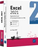Excel 2021 - Apprendre Excel et la programmation en VBA - Coffret 2 livres