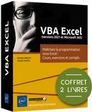 VBA Excel (versions 2021 et Microsoft 365) - Maîtrisez la programmations sous... - Coffret 2 livres