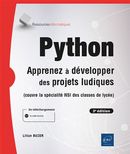 Python - Apprenez à développer des projets ludiques - 3e édition