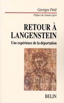 Retour à Langenstein, une expérience de la déportation