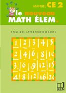 Math Elem - CE2 - manuel élève