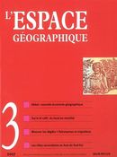 Espace géographique 36 no. 3-2007