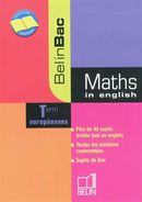 BelinBac: maths in English - Tles européennes