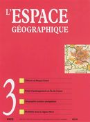 Espace géographique 38 no. 3-2009