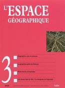 Espace géographique 39 no. 3-2010