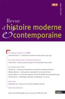 Revue d'Histoire moderne & contemporaine 58-2