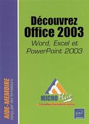 Découvrez office 2003-Word excel