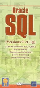 Oracle SQL versions (9i et 10g)    Open it