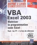 VBA Excel 2003: Maîtriser la progammation sous Excel (Cof.)