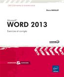 Word 2013 - Exercices et corrigés