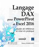 Langage DAX pour PowerPivot et Excel 2016