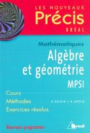 Précis algèbre et géométrie MPSI