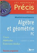 Précis algèbre et géométrie PC