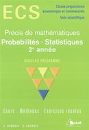 précis maths ECS - probabilités et statistiques  2e