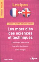 Les mots clés des sciences et techniques -  Français/anglais