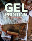 Gel printing pour mixed-media