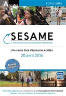 Concours Sesame Annales 2015-2016 -  Sujets et corrigés officiels