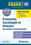 Économie, Sociologie et Histoire du monde contemporain - 2e année