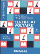 50 règles essentielles - Certificat Voltaire - 3e édition