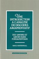 Une introduction à l'analyse du discours argumentatif - Des savoirs et savoir-faire fondamentaux