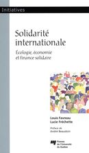 Solidarité internationale : Ecologie, économie et finance solidaire