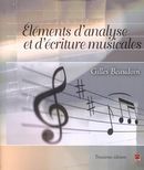 Éléments d'analyse et d'écriture musicales - 3e édition