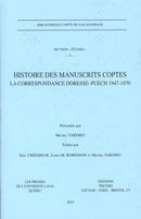 Histoire des manuscrits gnostiques coptes : La correspondance Doresse-Puech 1947-1970
