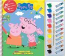 Peppa Pig - Mon grand livre à peindre et colorier