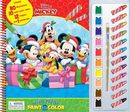 Disney Junior Mickey - Mon grand livre à peindre et colorier