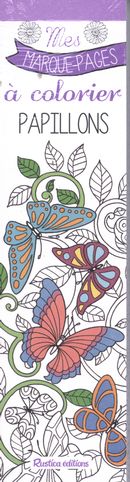 Papillons - Mes marque-pages à colorier