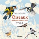 Calendrier Oiseaux grandeur nature 2024
