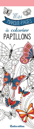 Mes marque-pages à colorier - Papillons