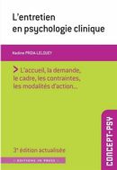 L'entretien en psychologie clinique - 3e édition