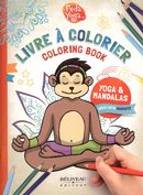Livre à colorier : Yoga & Mandalas
