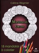 Mandalas coeurs : 18 mandalas à colorier
