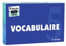 Vocabulaire - 5e année