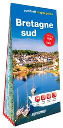 Bretagne sud 1:300 000 (map&guide - carte et guide XL format laminée)