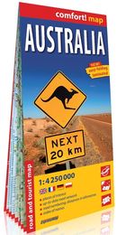 Australie 1:4 250 000 - Carte grand format laminée - Anglais
