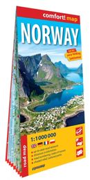 Norway 1:1 000 000 (carte grand format laminée) - Anglais