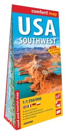USA Southwest 1:1 350 000 (carte grand format laminée) - Anglais