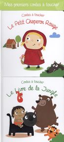 Coffret : Mes premiers contes à toucher - Le Petit Chaperon Rouge, Le livre de la jungle...