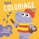L'hippopotame - Maxi coloriage facile