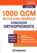 1000 QCM de culture générale concours orthophoniste